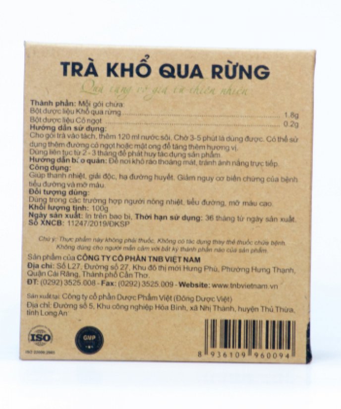 TRÀ KHỔ QUA RỪNG MUDARU (HỘP 25 TÚI LỌC)