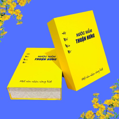 Hộp quà Nước Mắm Thuận Hưng 60 đạm (vàng)