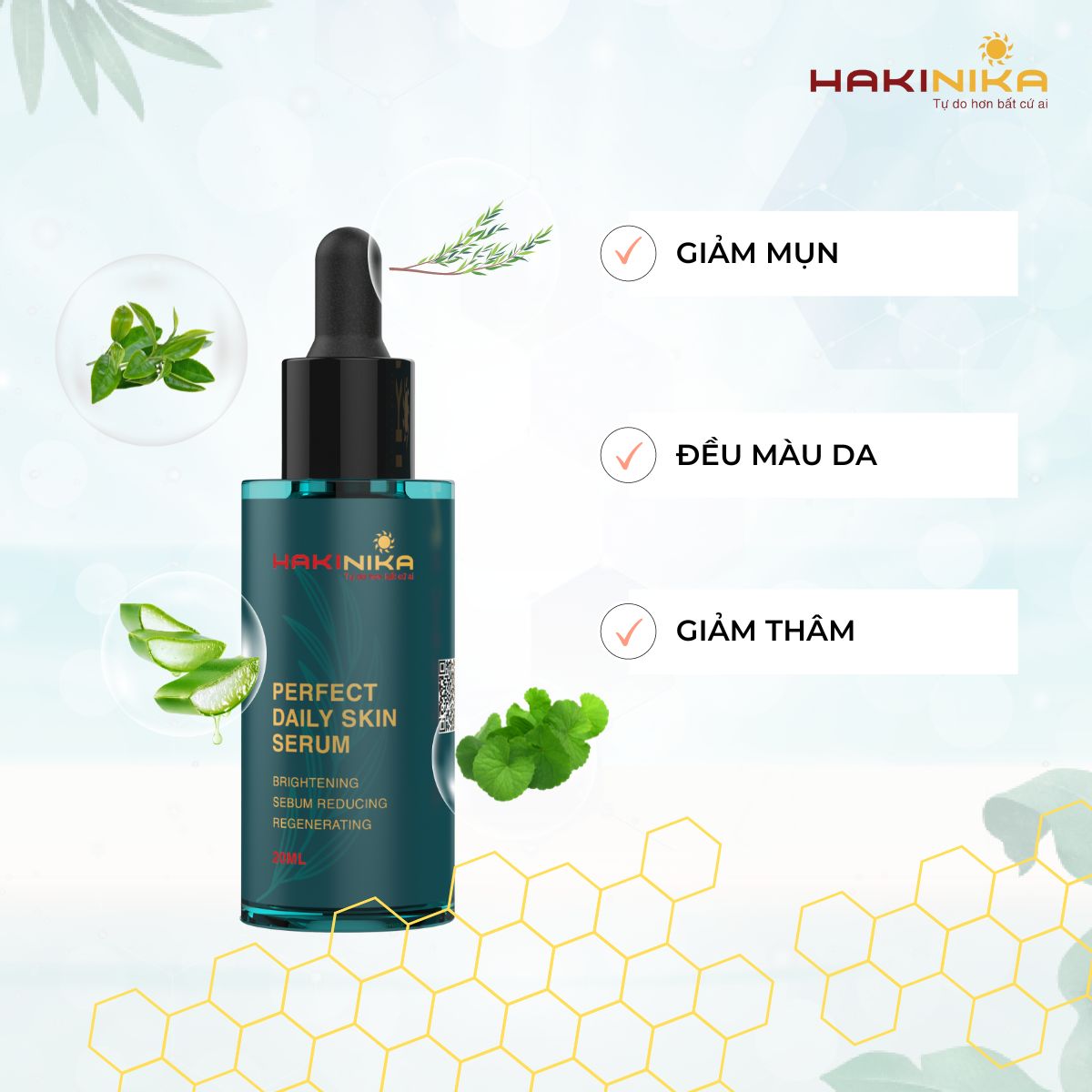 Serum trị mụn chiết xuất liễu trắng HAKINIKA