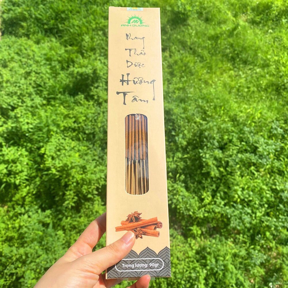 Nhang thảo dược Hương Tâm 30cm ( 1 lốc/5 hộp)